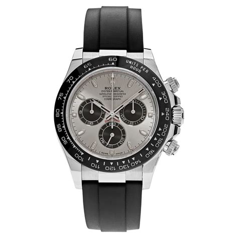 rolex daytona white gold steel dial|rolex daytona black price.